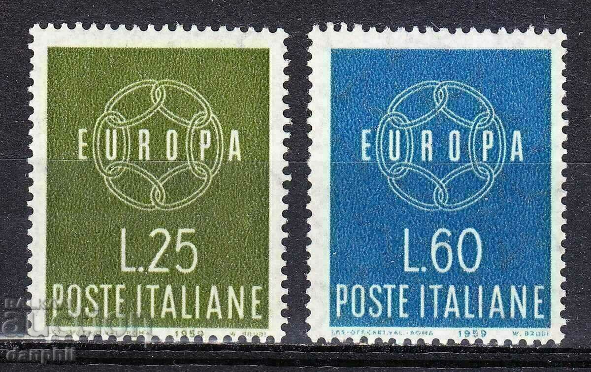 Italy 1959 Europe CEPT (**) clean, unstamped series