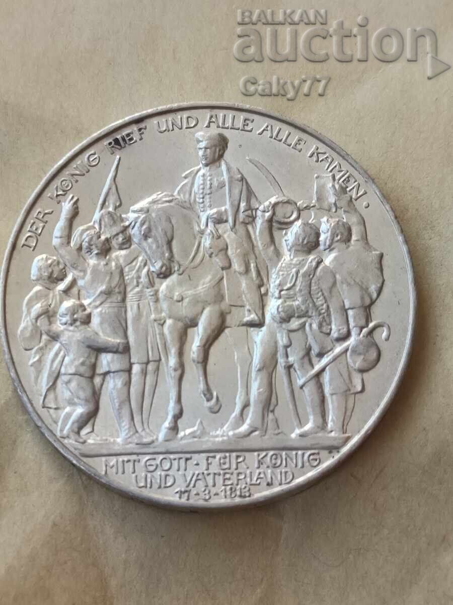 Germany Prussia 3 stamps 1913 100 years war with Napoleon silver with price 80.00 BGN | € 40.90 Germany Prussia 3 stamps 1913 100 years war with Napoleon silver with price 80.00 BGN | € 40.90