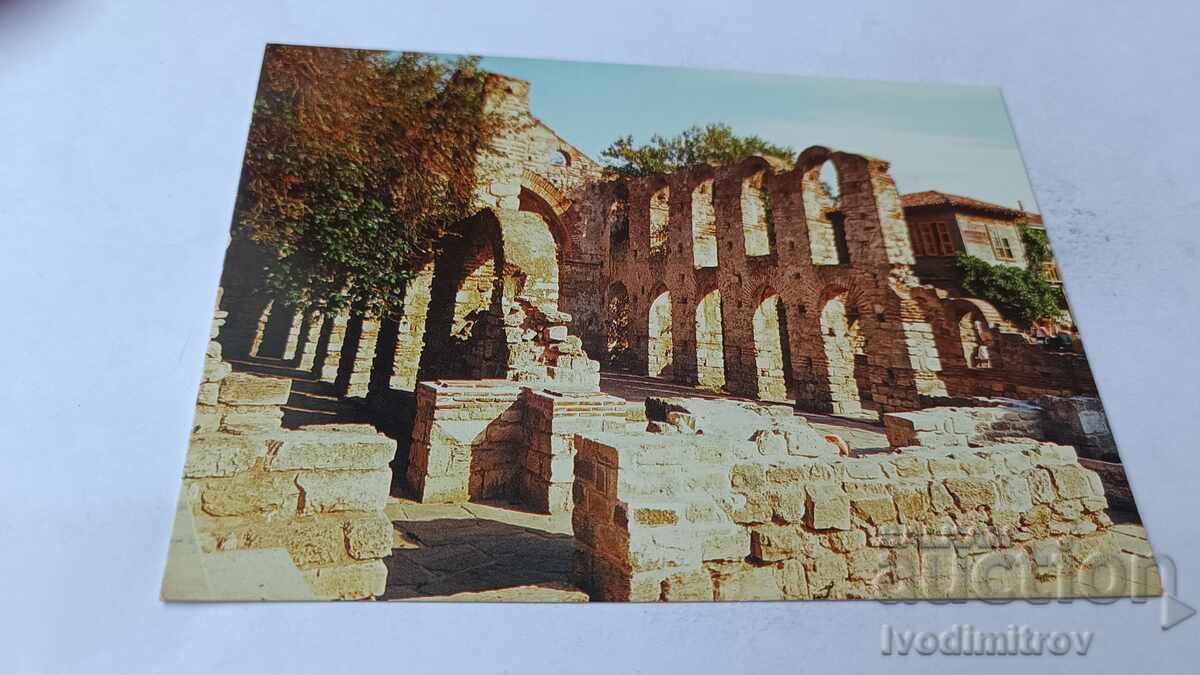 Cartolină Neșebăr Mitropolia Veche 1988