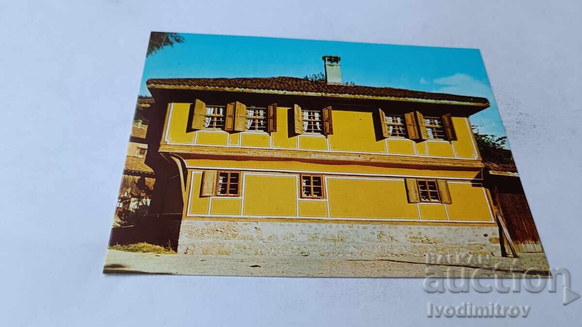 Cartolină poștală Koprivshtitsa Casă veche 1984 Cartolină poștală Koprivshtitsa Casă veche 1984