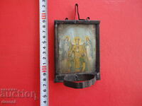 Αρχαία οικιακή εικόνα και καντήλι