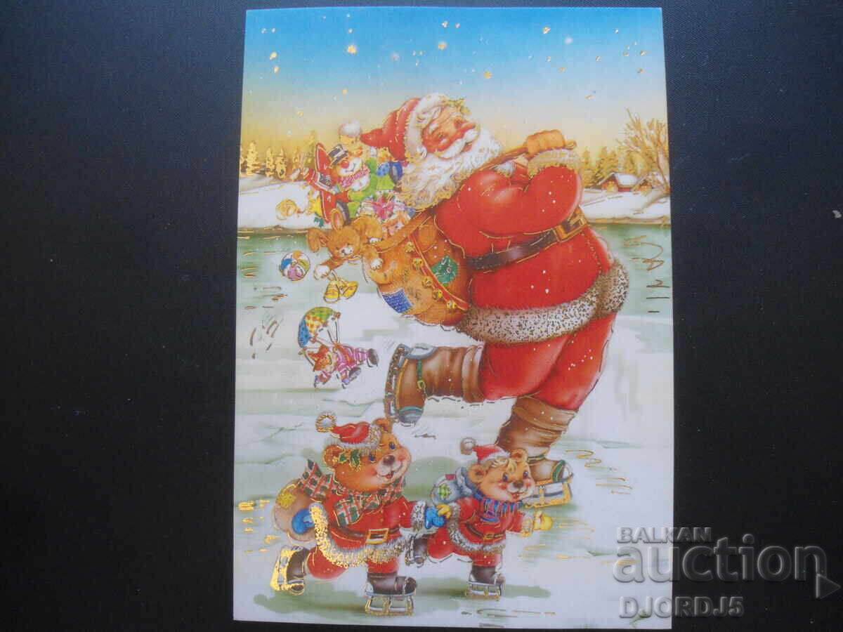 Felicitare veche de Crăciun