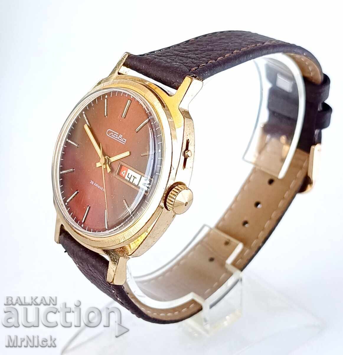 Slava Slava gold-plated men's mechanical watch with price 140.00 BGN | € 71.58 Slava Slava gold-plated men's mechanical watch with price 140.00 BGN | € 71.58