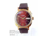 Slava Slava gold-plated men's mechanical watch