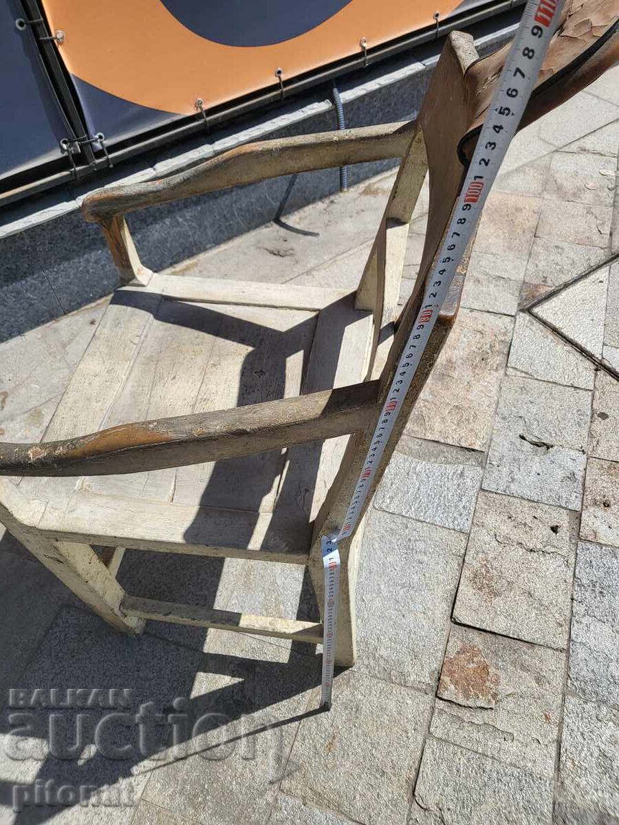 Антикварен дървен бръснарски стол - 5 Антикварен дървен бръснарски стол - 5