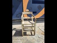 Scaun de frizerie antic din lemn