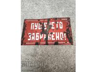 Placa veche emailata