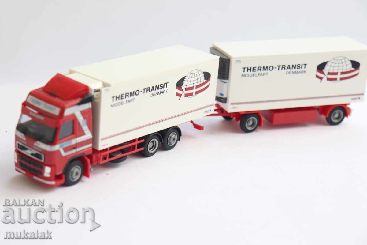 Auction  AMW 1:87 H0 VOLVO THERMO KING REFRIGERATED TRUCK TIR MODEL