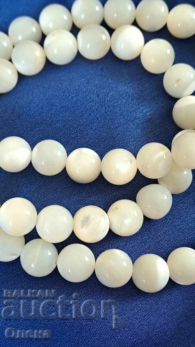 Colier retro din sidef natural - 5 Colier retro din sidef natural - 5