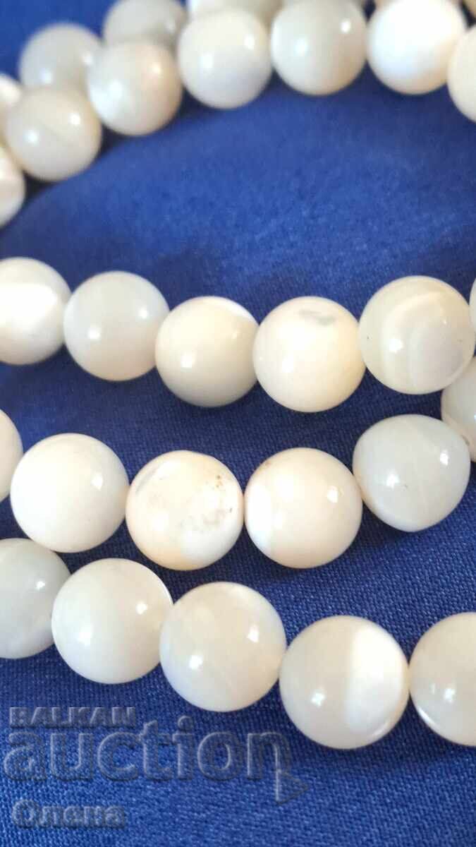 Colier retro din sidef natural - 6 Colier retro din sidef natural - 6