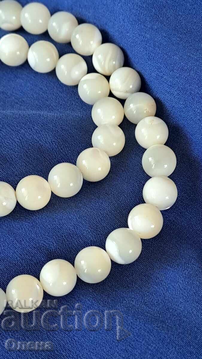 Colier retro din sidef natural - 7 Colier retro din sidef natural - 7