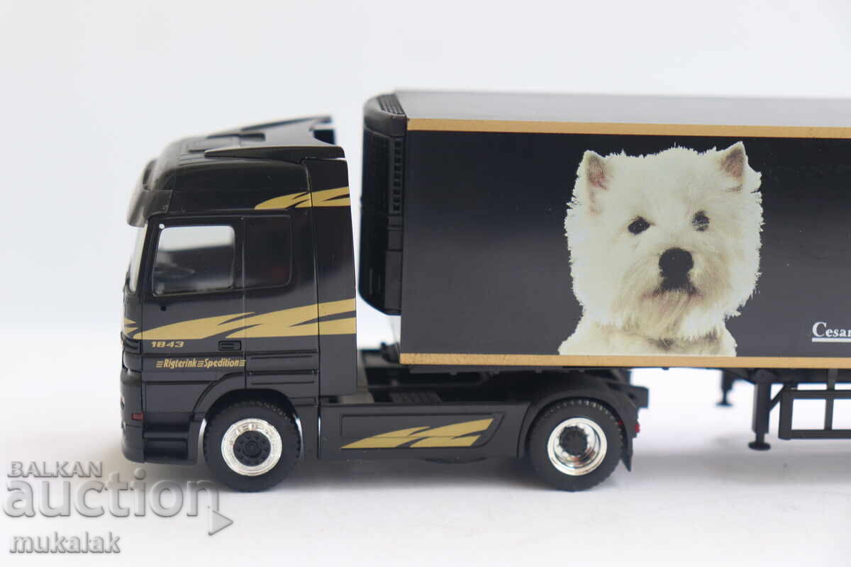 HERPA 1:87 H0 MERCEDES ACTROS TRUCK TIR MODEL CAR with price 25.00 BGN | € 12.78