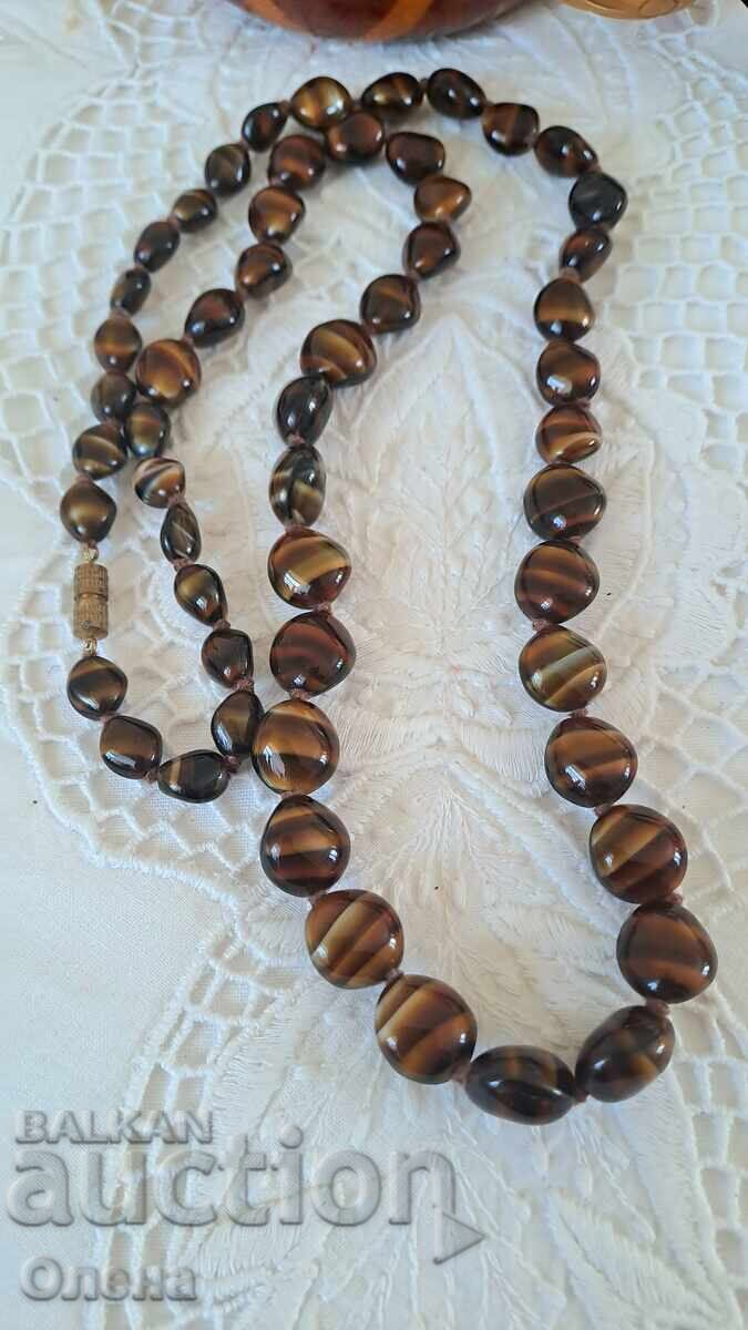 Vintage necklace made of Bohemian glass - 5 Vintage necklace made of Bohemian glass - 5