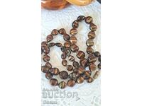 Vintage necklace made of Bohemian glass