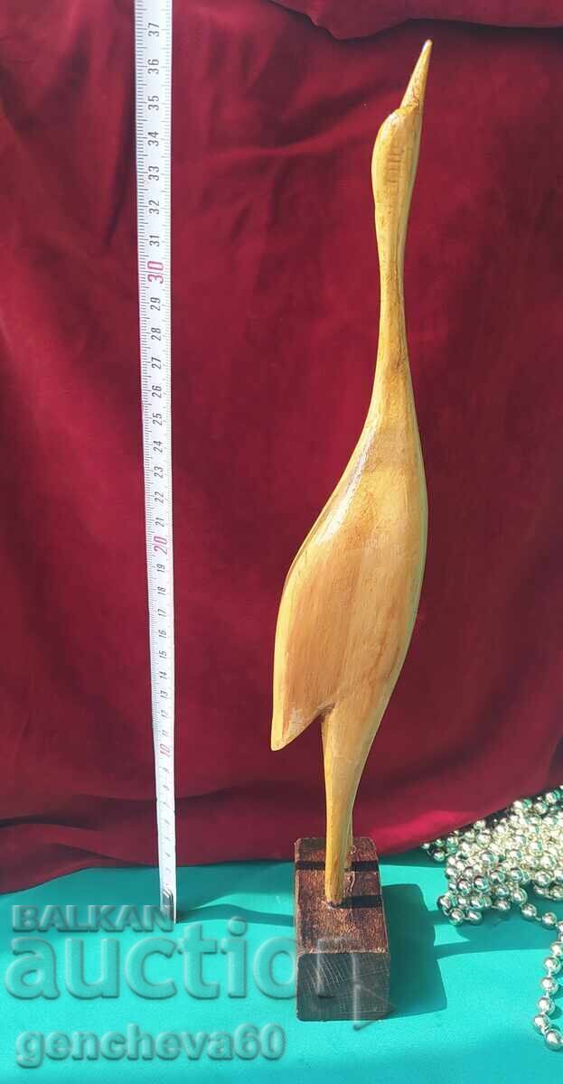 Wooden water bird figure 37cm with price 21.00 BGN | € 10.74 Wooden water bird figure 37cm with price 21.00 BGN | € 10.74