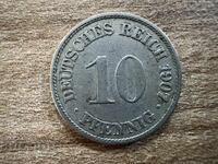 Германия - 10 пфенига (1907) - A