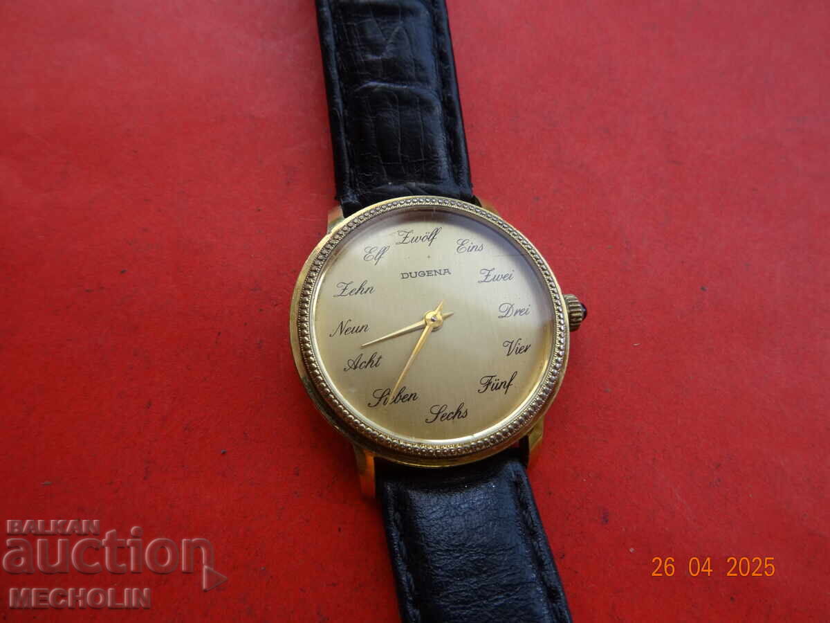 КОЛЕКЦИОНЕРСКИ   ЧАСОВНИК DUGENA с цена 20.00 лв. | € 10.23