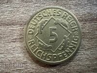 Germany - 5 Reichspfennig (1925) - A