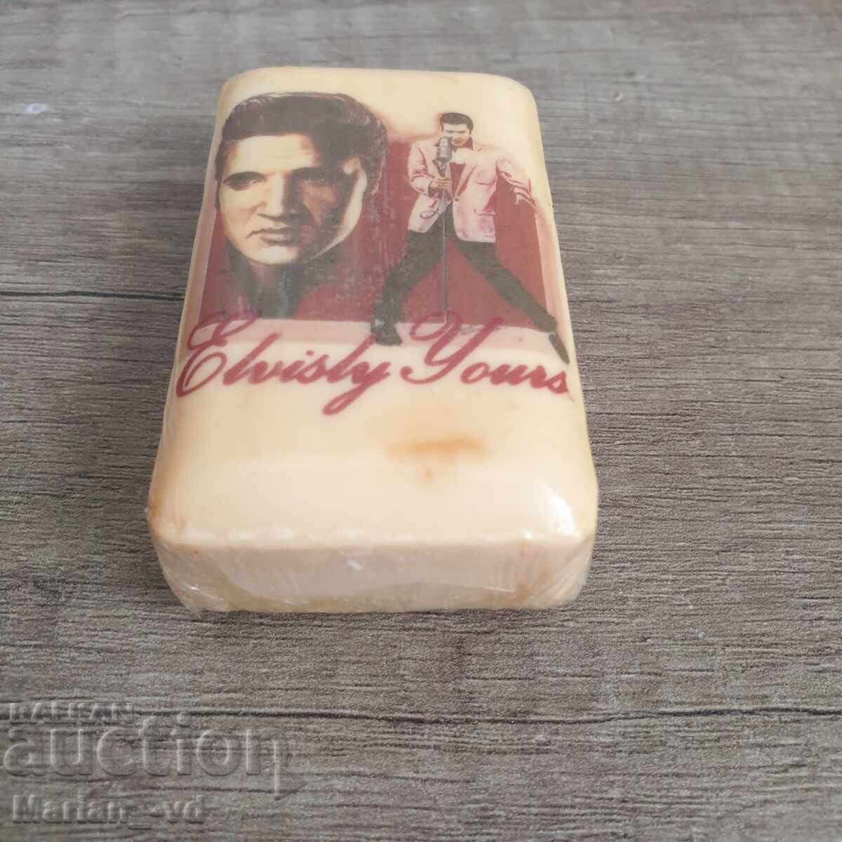 Rare collectible English soap with the likeness of Elvis Presley with price 20.00 BGN | € 10.23