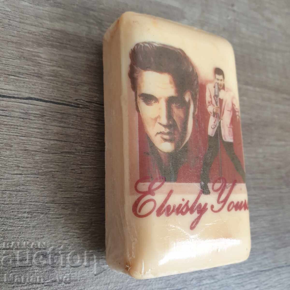 Auction  Rare collectible English soap with the likeness of Elvis Presley