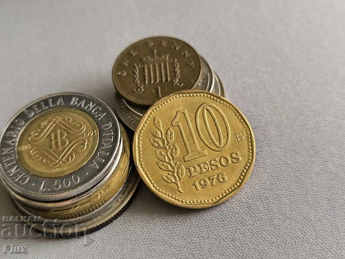 Νόμισμα - Αργεντινή - 10 πέσος | 1976 Νόμισμα - Αργεντινή - 10 πέσος | 1976