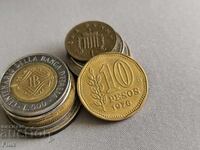 Νόμισμα - Αργεντινή - 10 πέσος | 1976