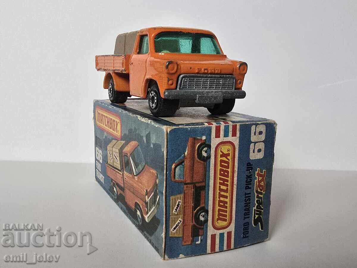 LESNEY MATCHBOX - 66C Ford Transit 1977 original box with price 50.00 BGN | € 25.56