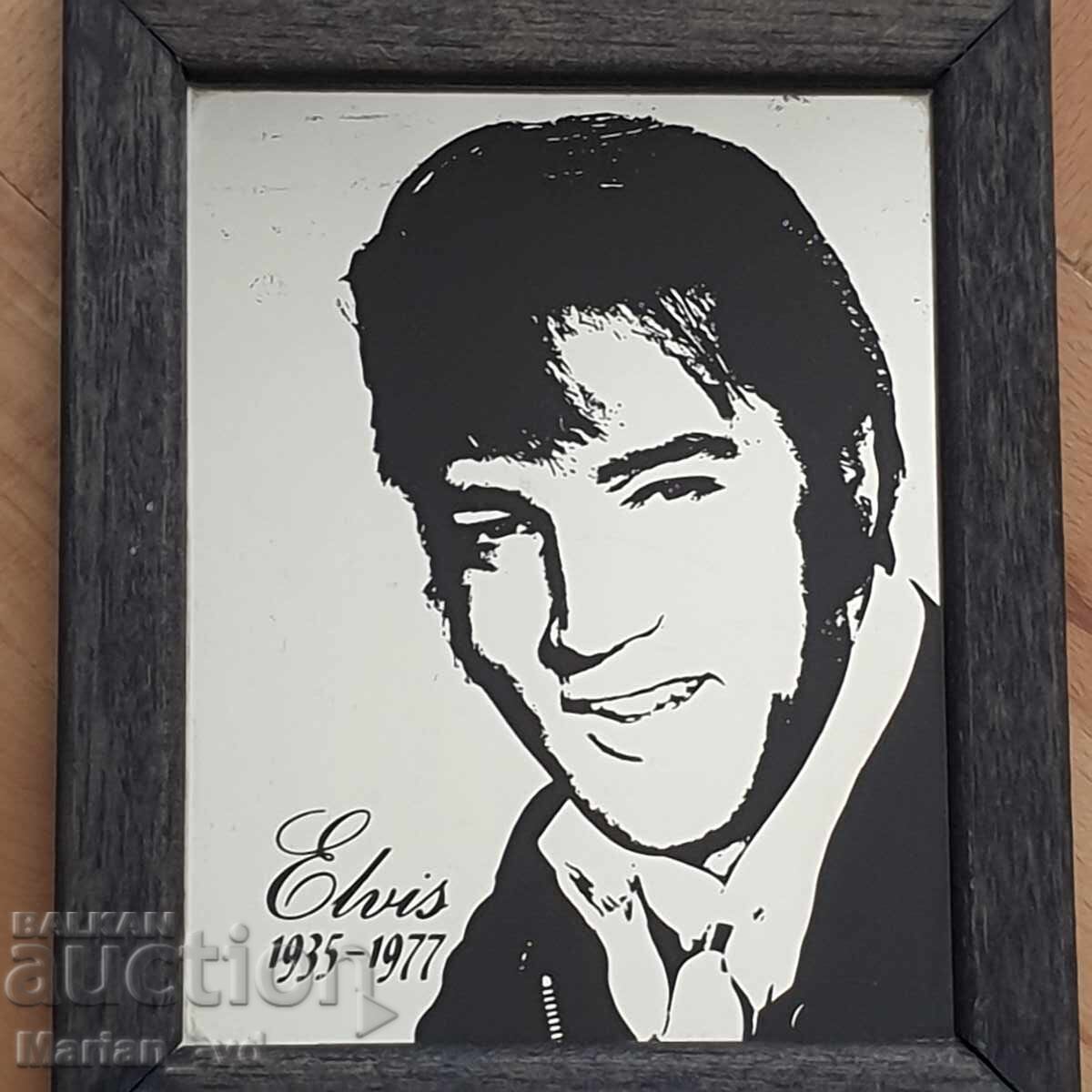 Delivery of Collectible Elvis Presley Advertising Mirror
