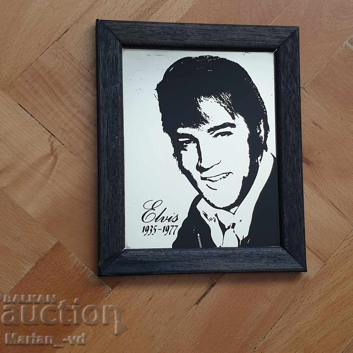 Collectible Elvis Presley Advertising Mirror