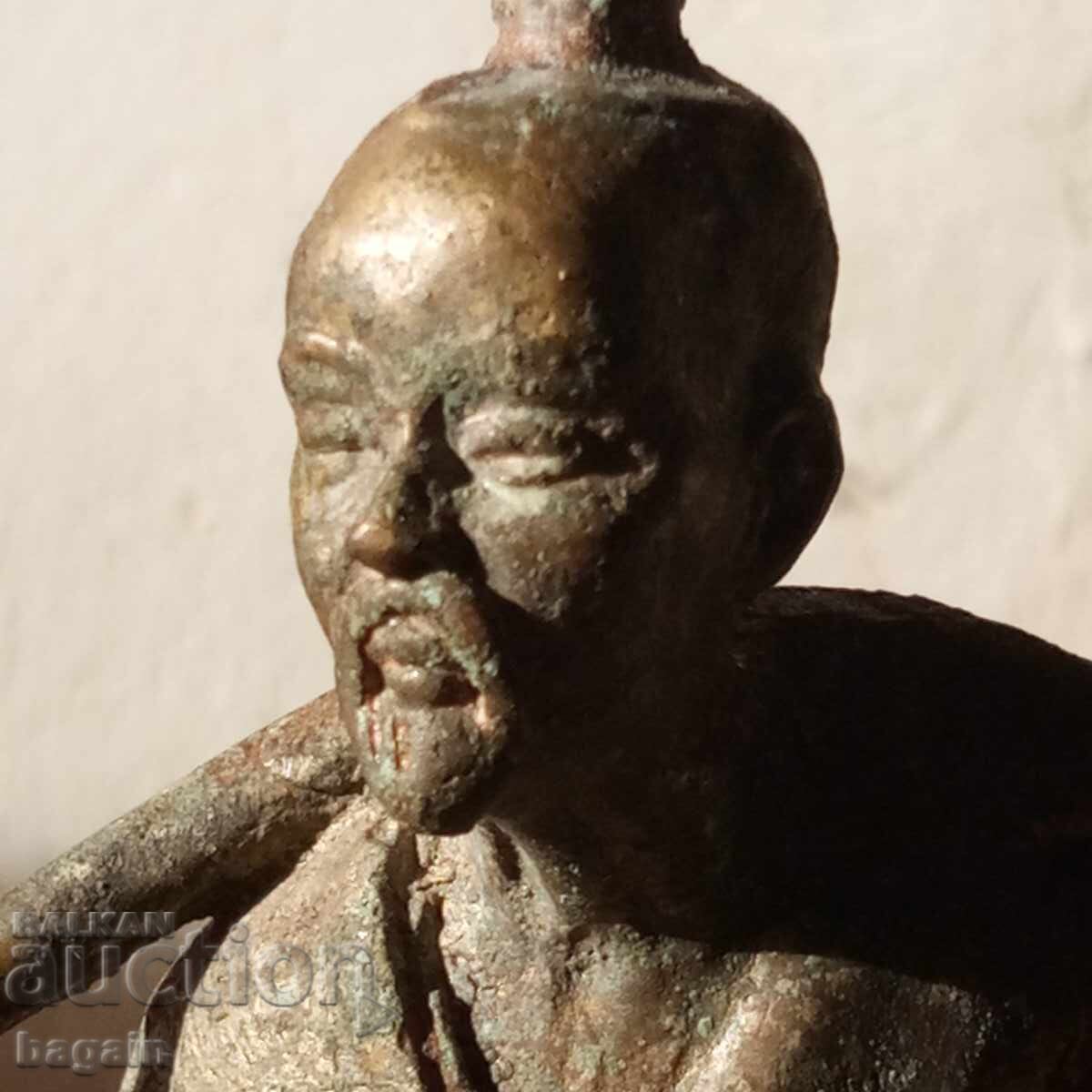 Old bronze statue with price 150.00 BGN | € 76.69