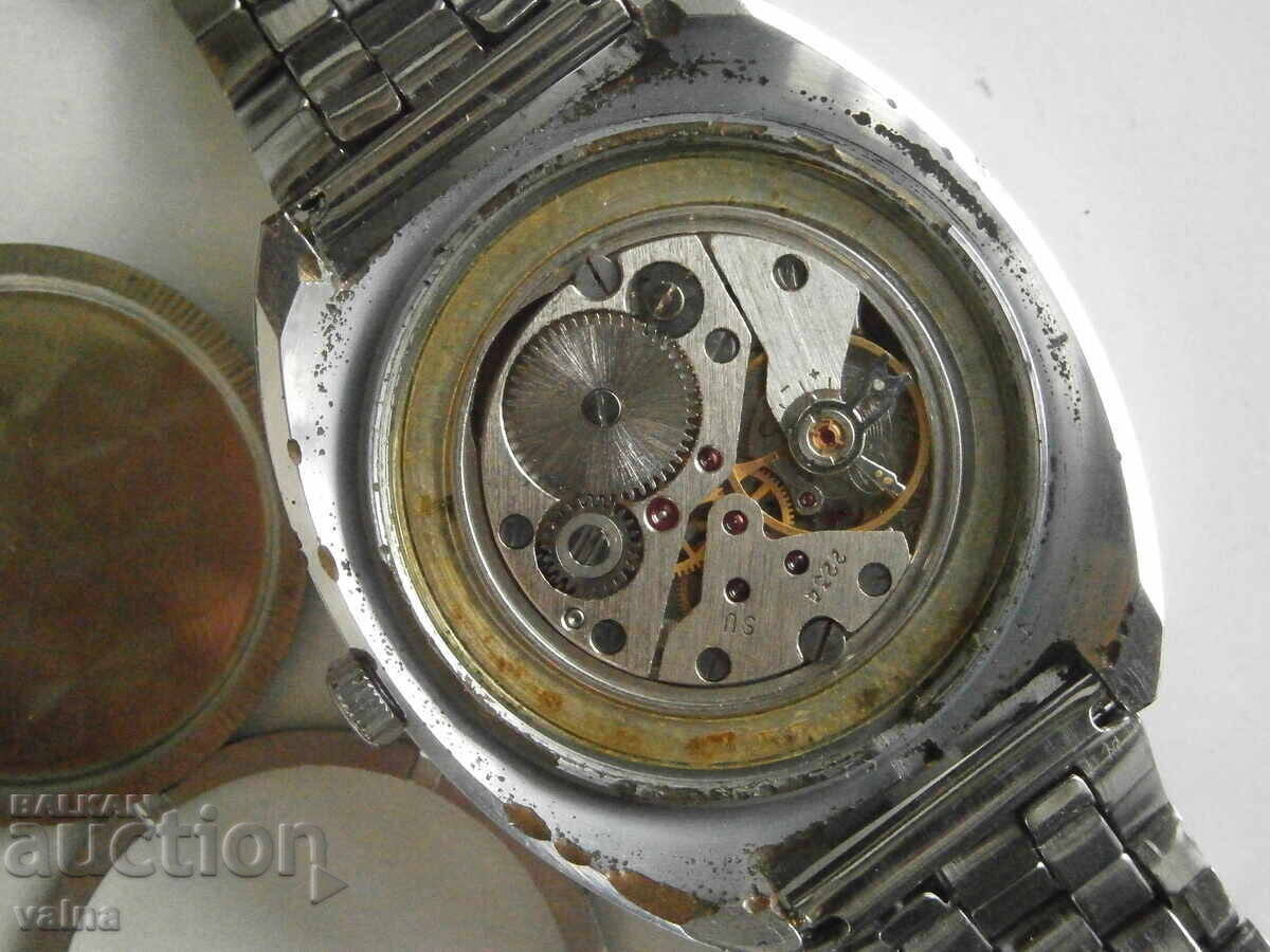 Order of the Ministry of Defense of the USSR, 18 rubles. stone, 2234, Komandirskie, case 38mm - 7 Order of the Ministry of Defense of the USSR, 18 rubles. stone, 2234, Komandirskie, case 38mm - 7