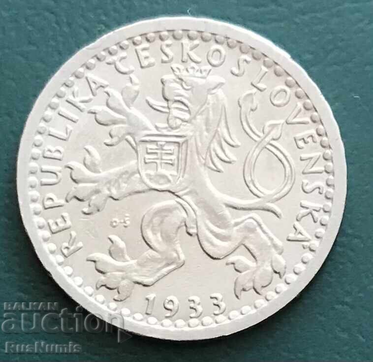 Чехословакия. 25 хелера 1933 г.