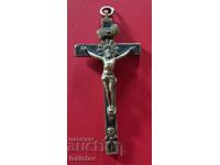 Mare cruce de bronz cu os de la Mormântul Sfânt, Ierusalim, secolul al XIX-lea