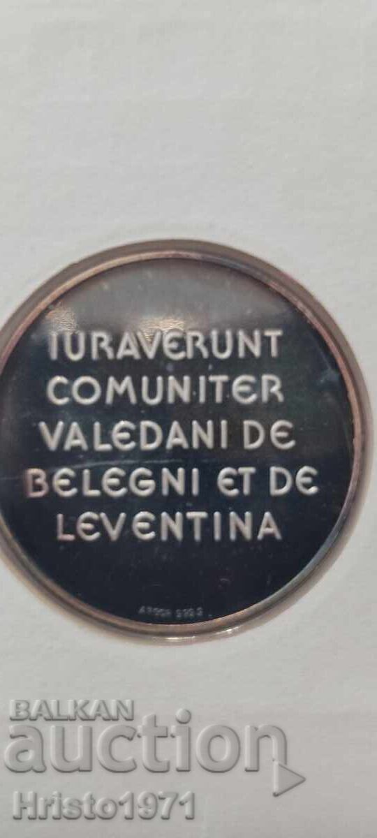 Μετάλλιο 1980 800 χρόνια πόλη Τορέ Ελβετία με τιμή 60.00 BGN | € 30.68 Μετάλλιο 1980 800 χρόνια πόλη Τορέ Ελβετία με τιμή 60.00 BGN | € 30.68