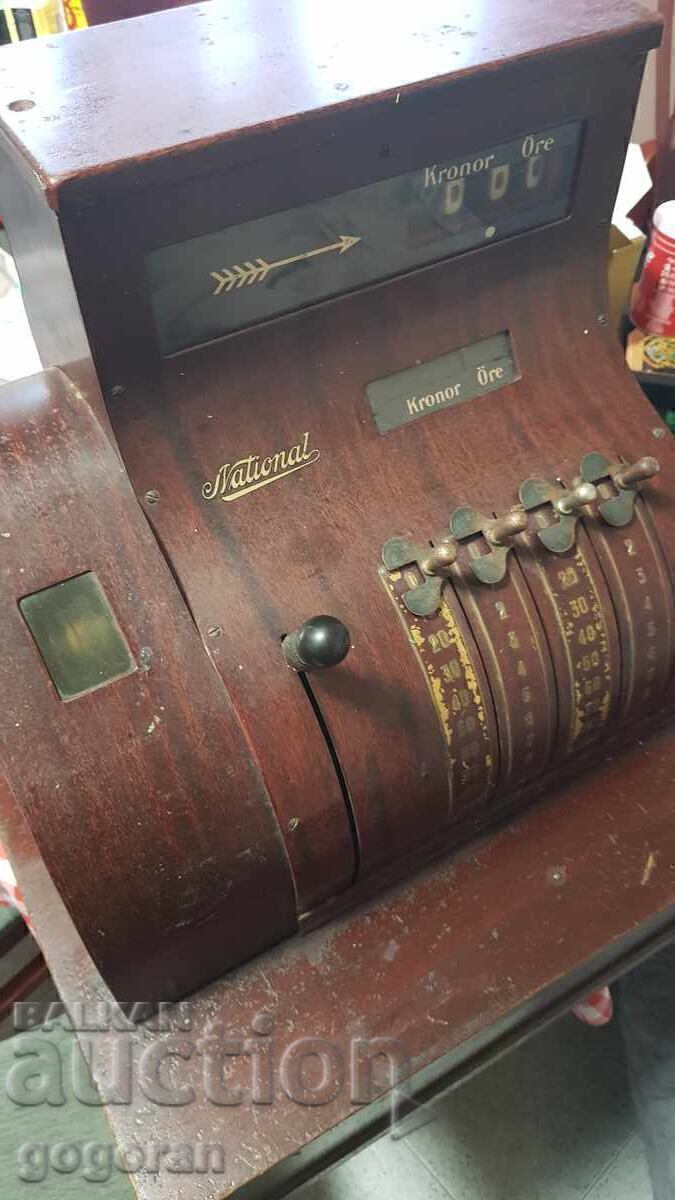 Δημοπρασία Παλιό συλλεκτικό ταμειακό μηχάνημα National