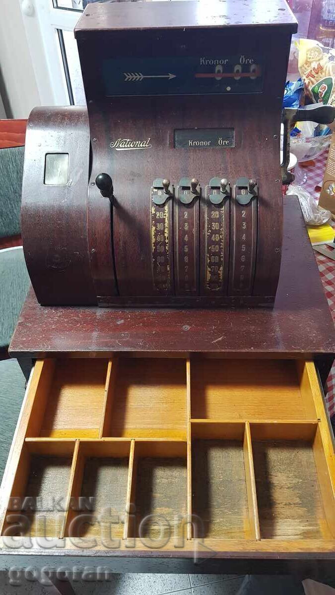 Παλιό συλλεκτικό ταμειακό μηχάνημα National - 5 Παλιό συλλεκτικό ταμειακό μηχάνημα National - 5