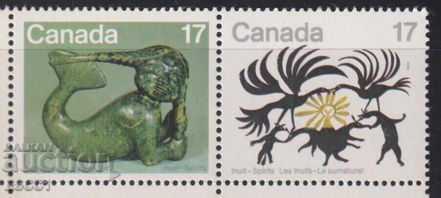 Καθαρές γραμματόσημες Τέχνη 1980 από τον Καναδά