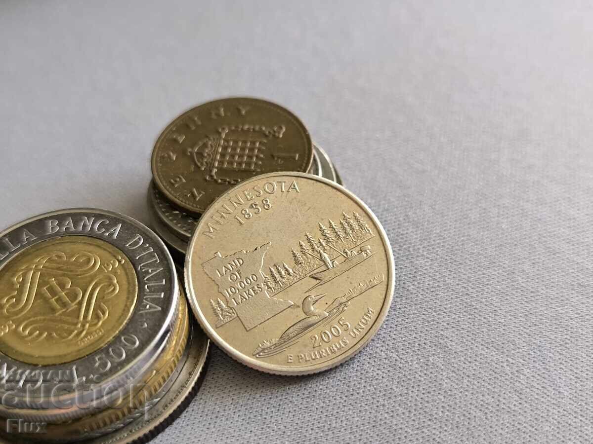 Νόμισμα - ΗΠΑ - 1/4 δολάριο (Μινεσότα) | 2005
