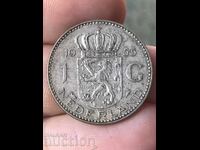 Ολλανδία Ολλανδία 1 γκίλντερ 1955 Ιουλιανή ασήμι