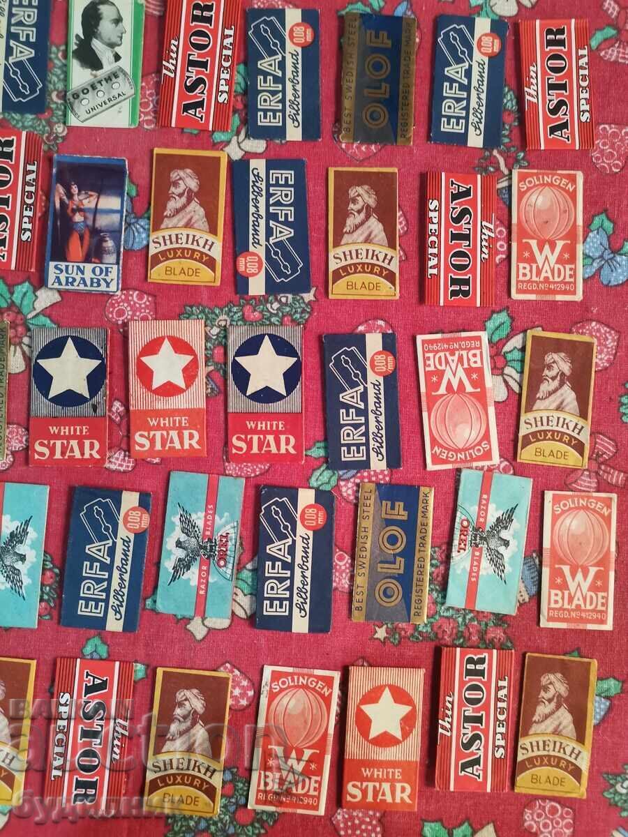 55 original collectible razor blades. BZC with price 9.99 BGN | € 5.11 55 original collectible razor blades. BZC with price 9.99 BGN | € 5.11