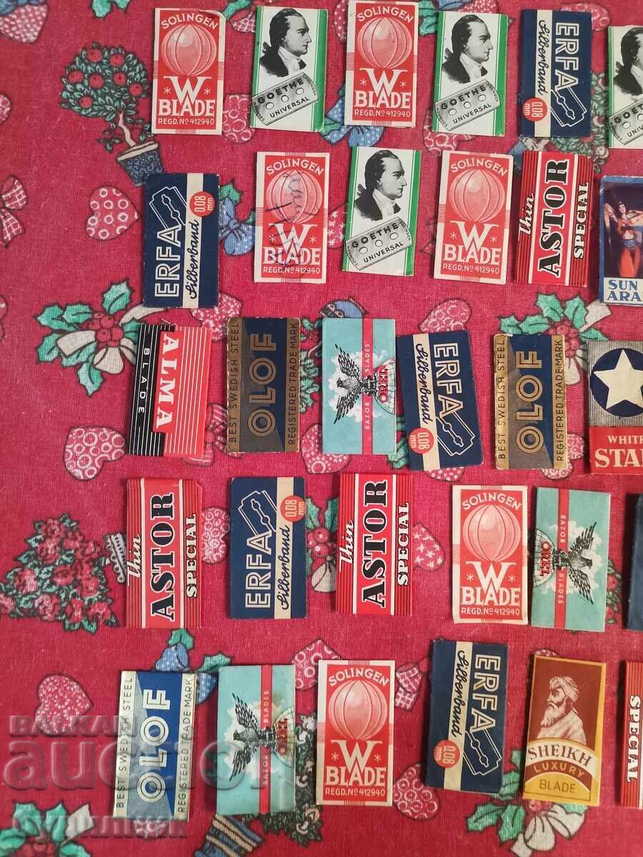 Auction 55 original collectible razor blades. BZC Auction 55 original collectible razor blades. BZC