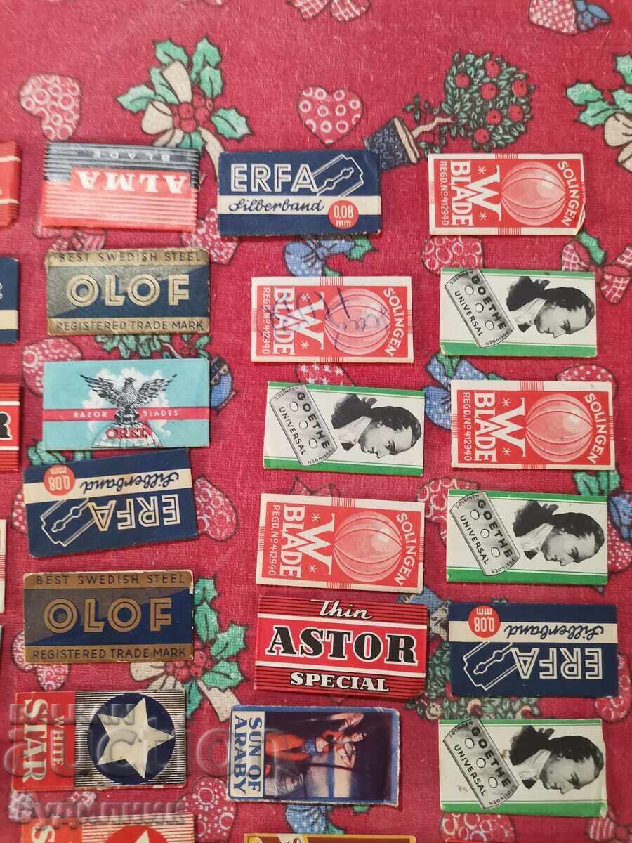 55 original collectible razor blades. BZC - 5 55 original collectible razor blades. BZC - 5