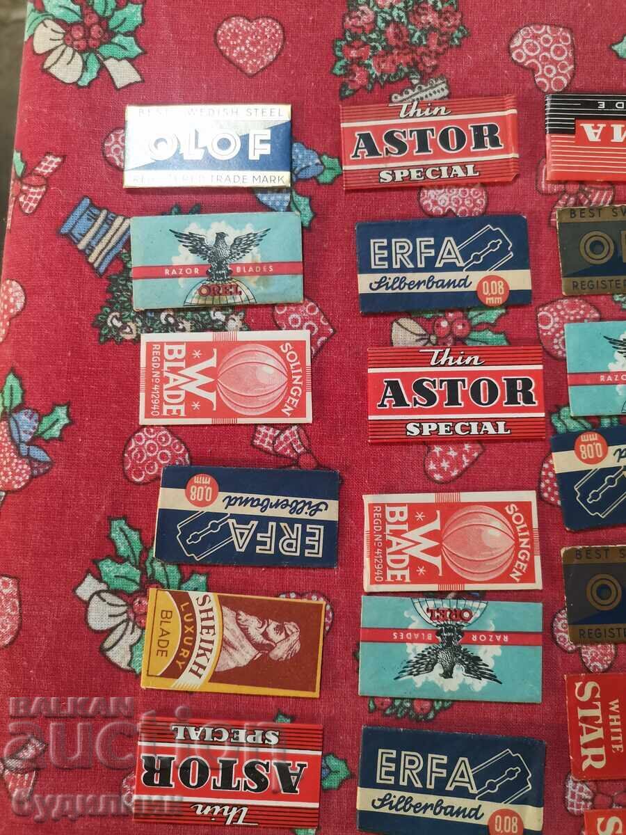 55 original collectible razor blades. BZC - 6 55 original collectible razor blades. BZC - 6