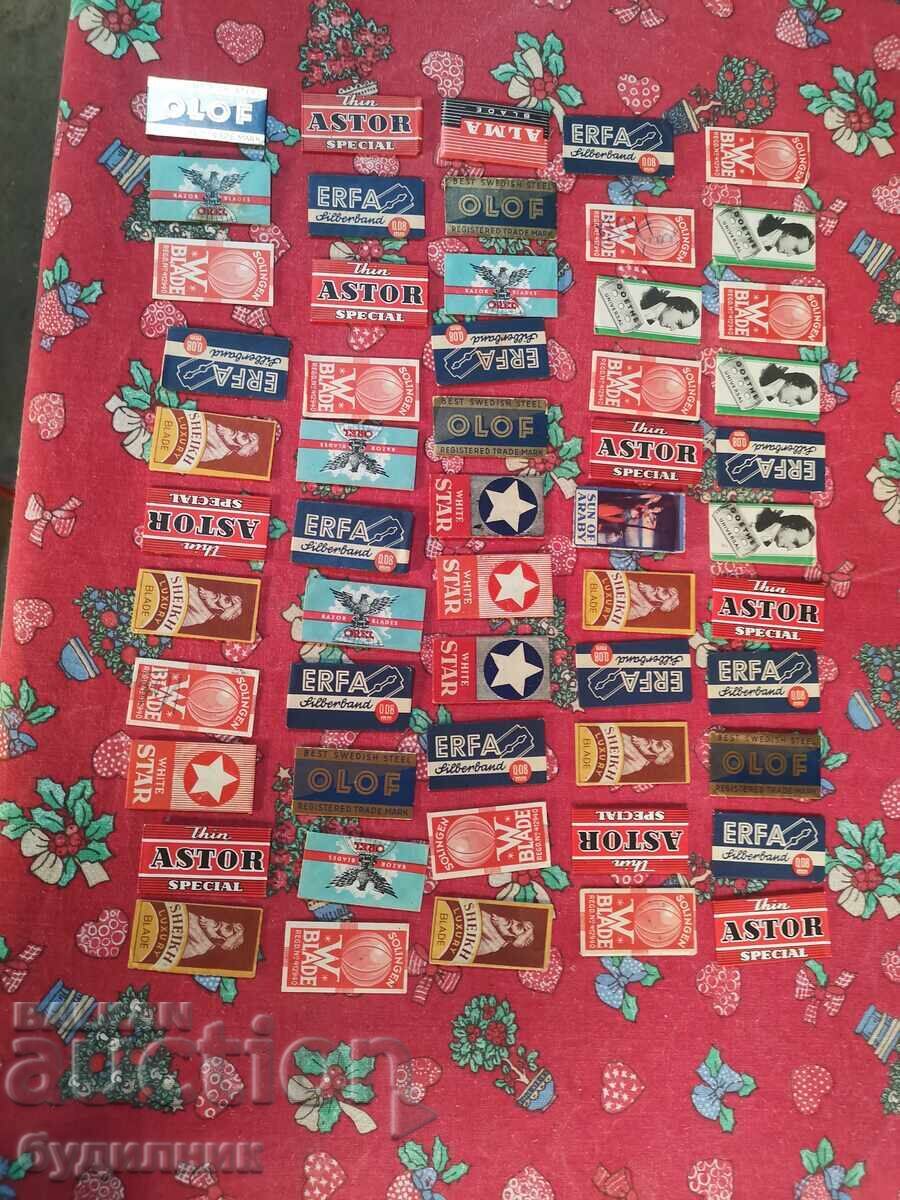 55 original collectible razor blades. BZC 55 original collectible razor blades. BZC