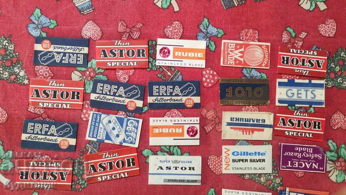 Delivery of 50 pieces of original collectible razor blades. BZC