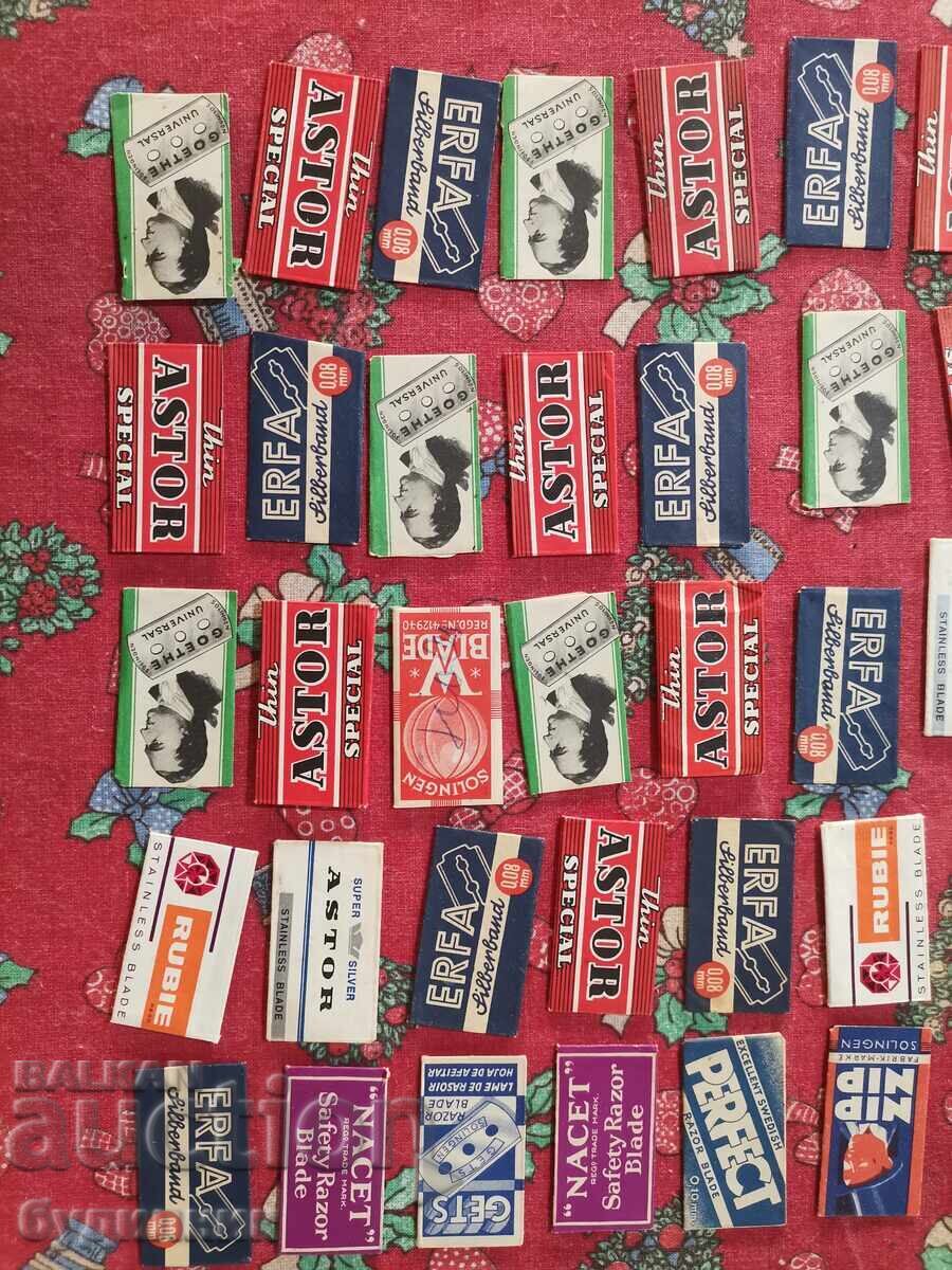 50 pieces of original collectible razor blades. BZC - 5