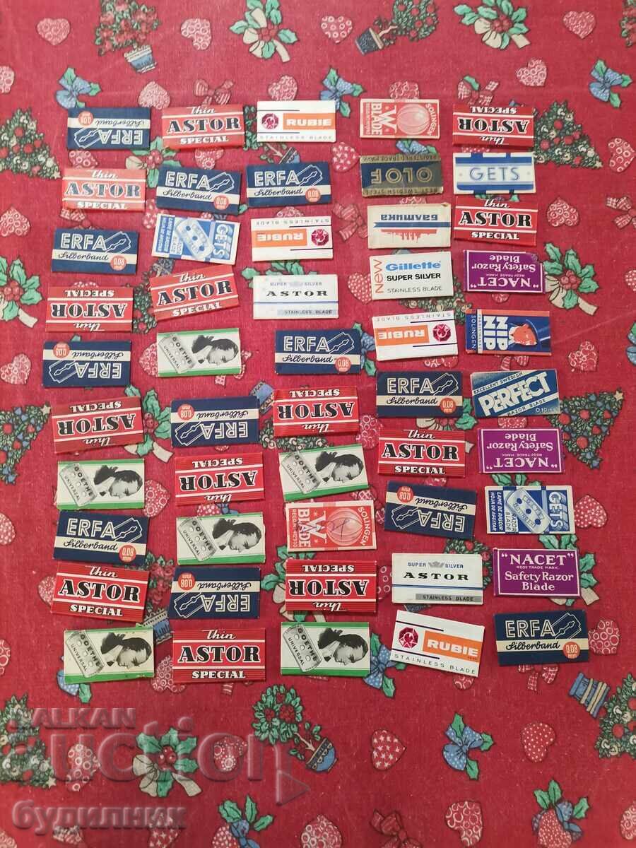 50 pieces of original collectible razor blades. BZC - 6