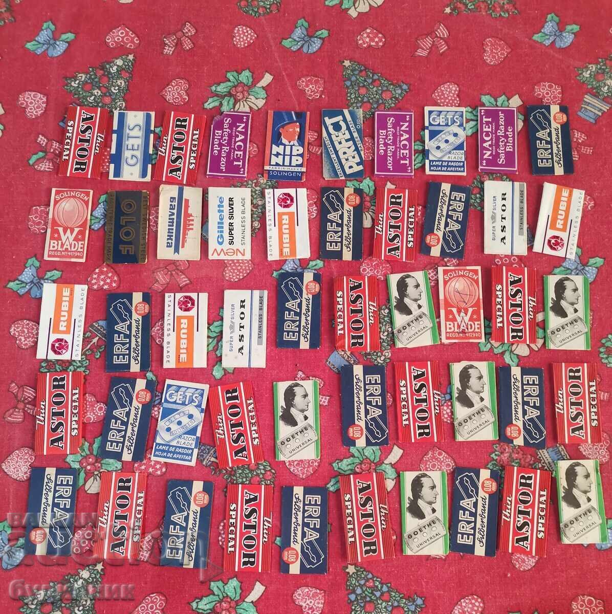 50 pieces of original collectible razor blades. BZC - 7