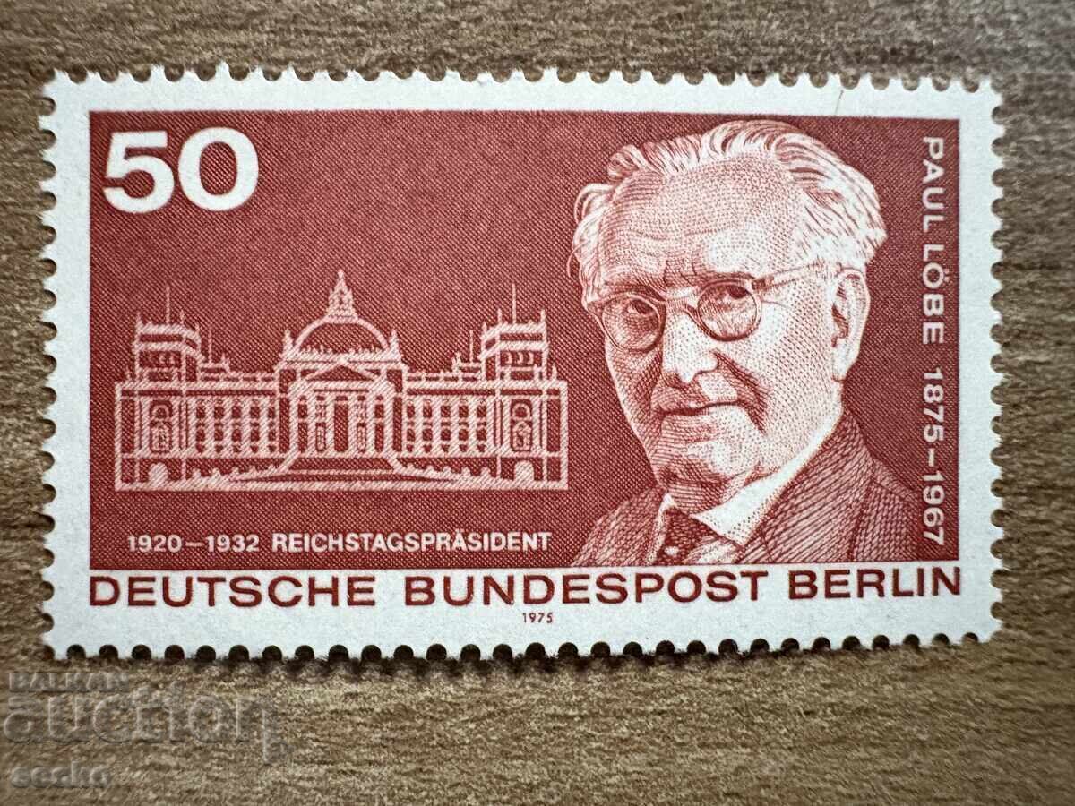 Berlin - 100th anniversary of the birth of Paul Löbe (1975) MNH