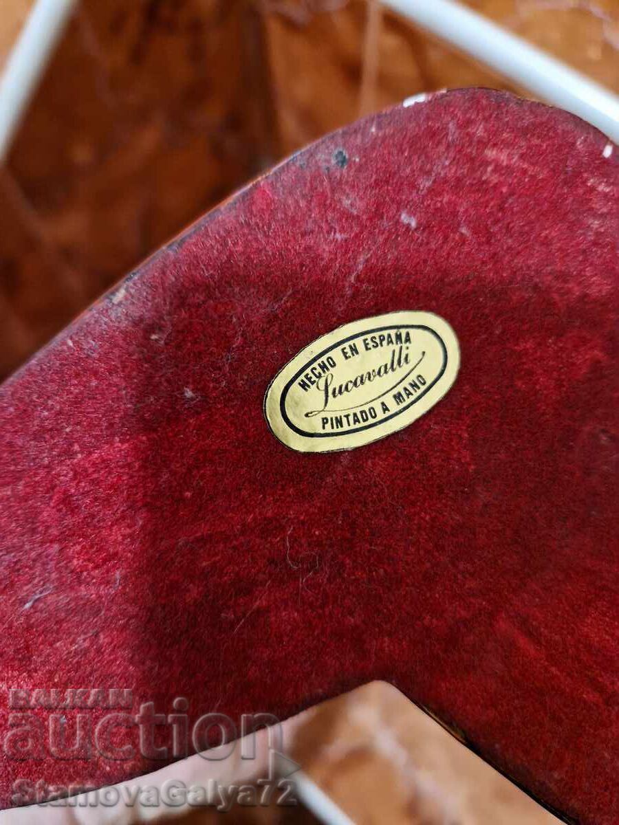 Прекрасна антикварна испанска порцеланова фигура Клоун - 7